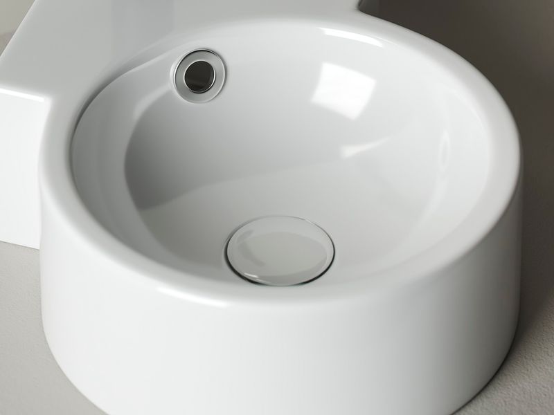 Раковина подвесная Ceramica Nova Element CN5019 43x31 (белый), без донного клапана