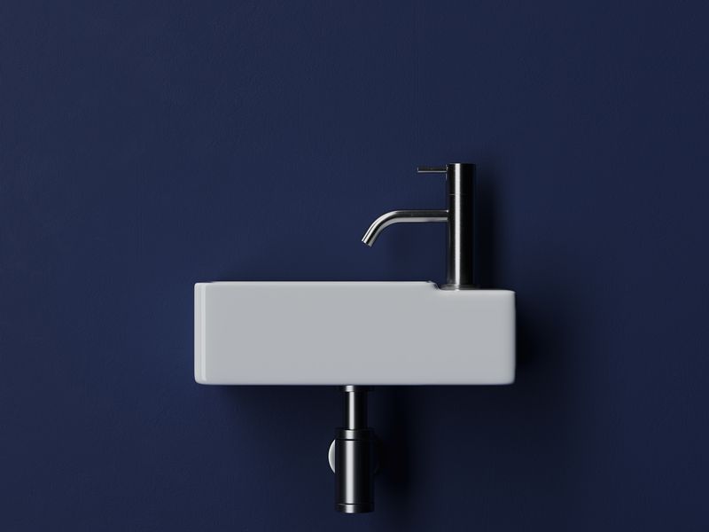 Раковина подвесная Ceramica Nova Element CN5045 39.5x22 (белый), чаша слева