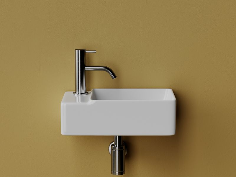 Раковина подвесная Ceramica Nova Element CN5046 39.5x22 (белый), чаша справа