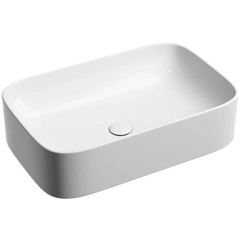 Раковина накладная Ceramicanova Element CN6053 60.5x38x15 (белый), без донного клапана