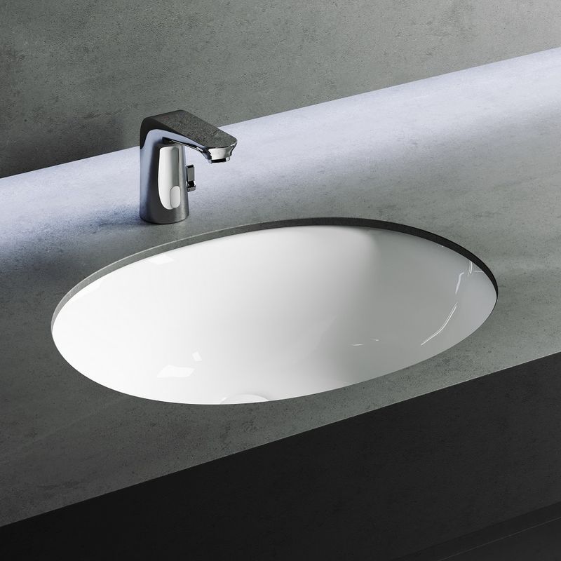 Раковина встраиваемая Ceramica Nova Element CN6043 56x43.5 (белый), без донного клапана