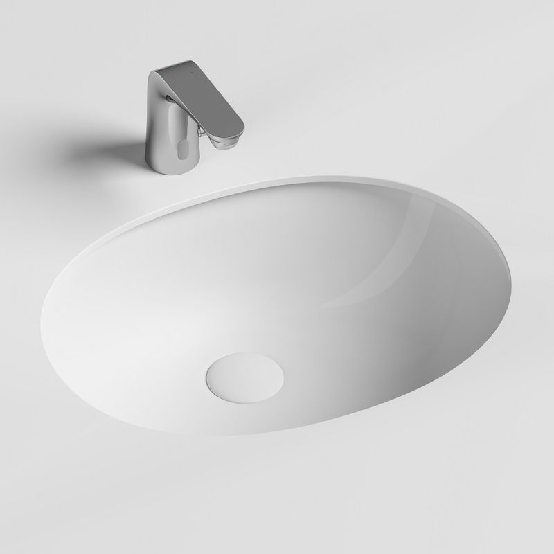 Раковина встраиваемая Ceramica Nova Element CN6043 56x43.5 (белый), без донного клапана