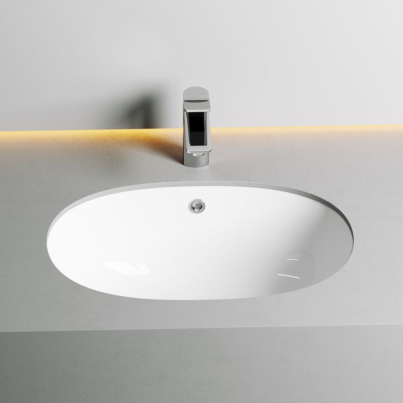 Раковина встраиваемая Ceramica Nova Element CN6044 57.5x38.5 (белый), без донного клапана
