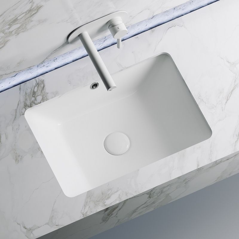 Раковина встраиваемая Ceramica Nova Element CN6045 55x40 (белый), без донного клапана