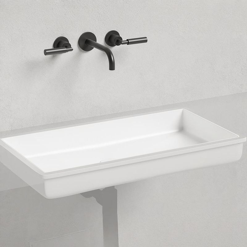 Раковина встраиваемая Salini Marea S-Sense 1802110G 74.7x40x13 (белый глянцевый), без донного клапана