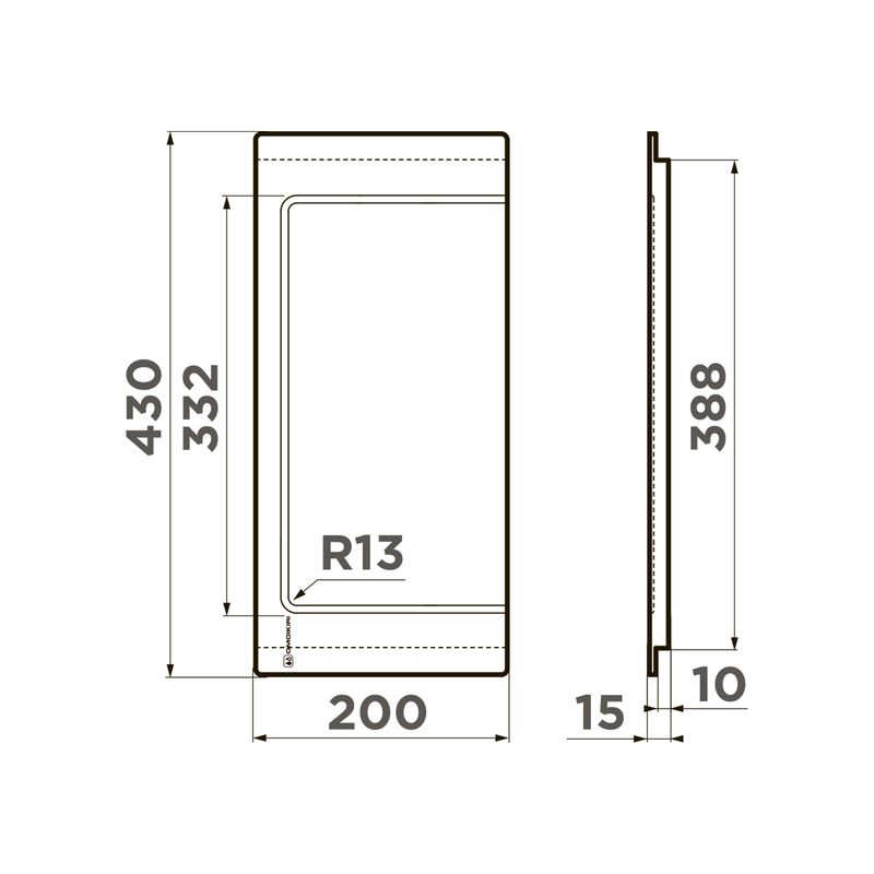 Разделочная доска Omoikiri CB-05-WOOD-M 4999053