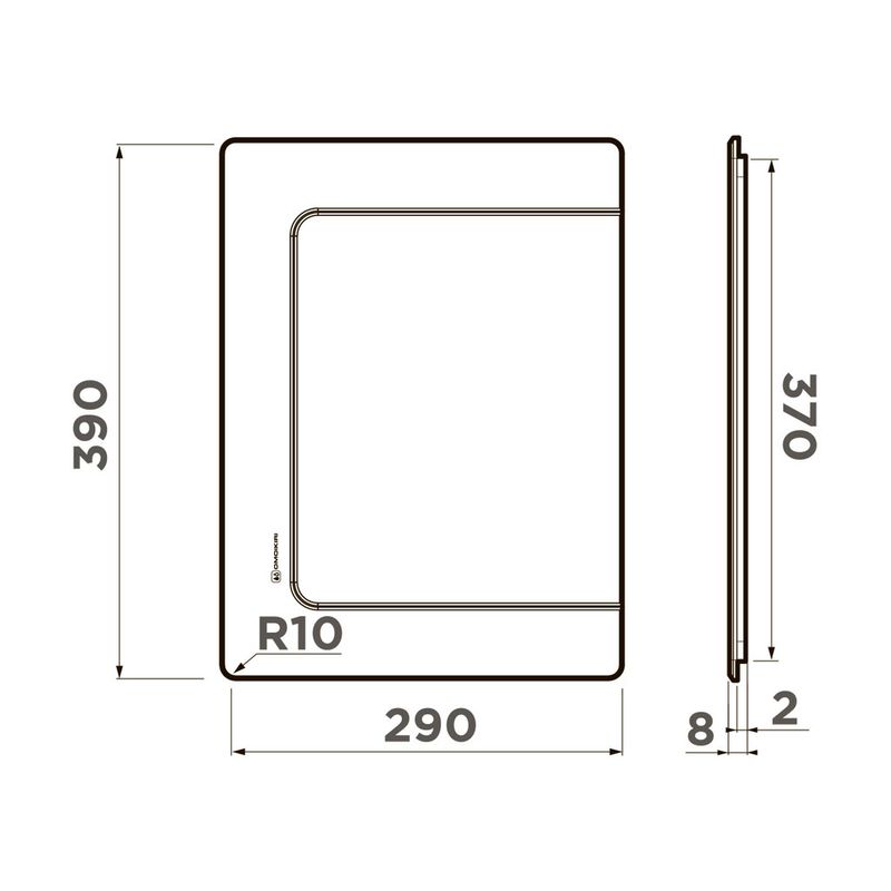 Разделочная доска Omoikiri CB-BASIC-370-GB 4999099
