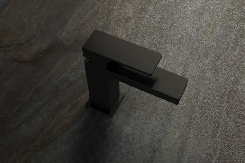 Смеситель для раковины Remer Absolute Matt Black AU11LNO (черный матовый)