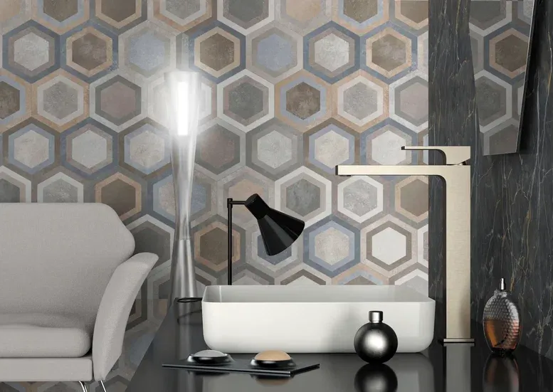 Смеситель для раковины Remer Absolute Matt Brushed Nickel AU11LNPO (никель брашированный мат.)