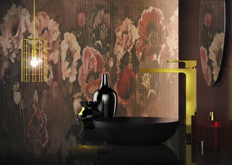 Смеситель для раковины Remer Absolute Shiny Gold AU11LDO (золото глянцевое)