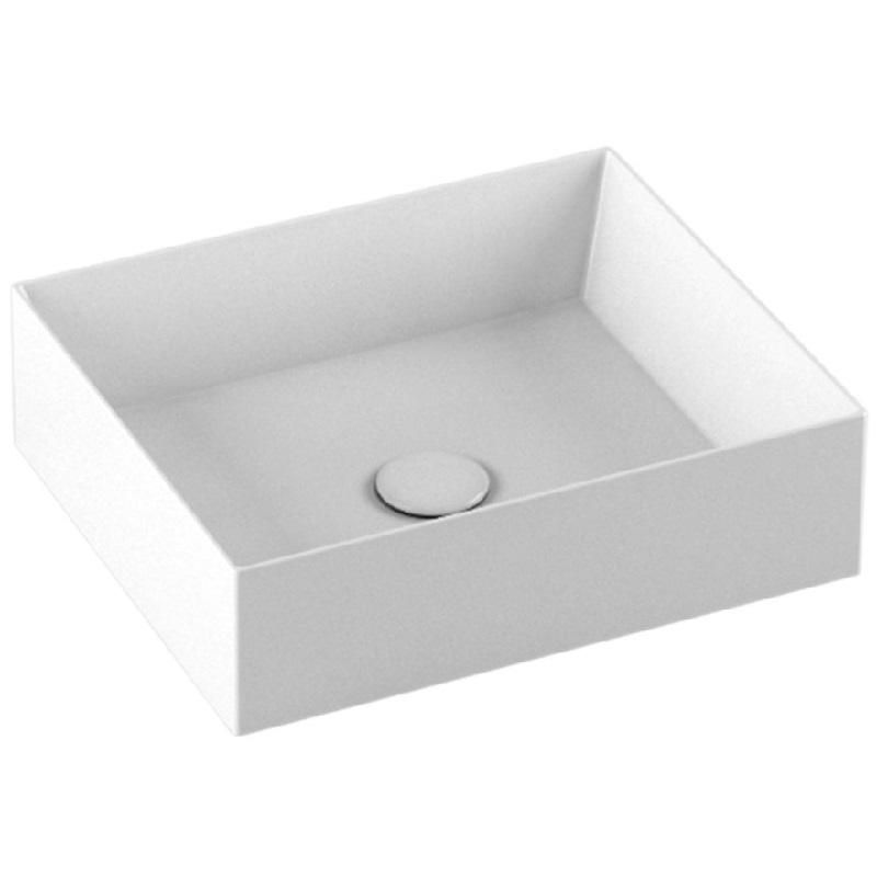 Раковина подвесная/накладная Azzurra Elegance Squared ELLA045380Q0BI/(EQA4538*bi)*0 45х38