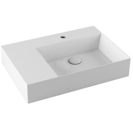 Раковина подвесная/накладная Azzurra Elegance Squared ELLP06545LQMBI/(EQA65M SX bi)*1 65х45