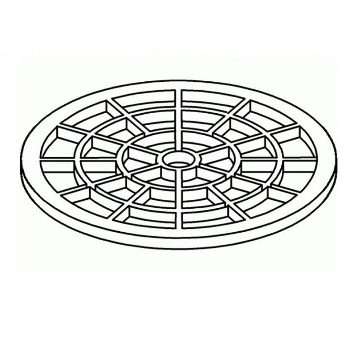 Решетка для волос Tece TECEdrainline 660005