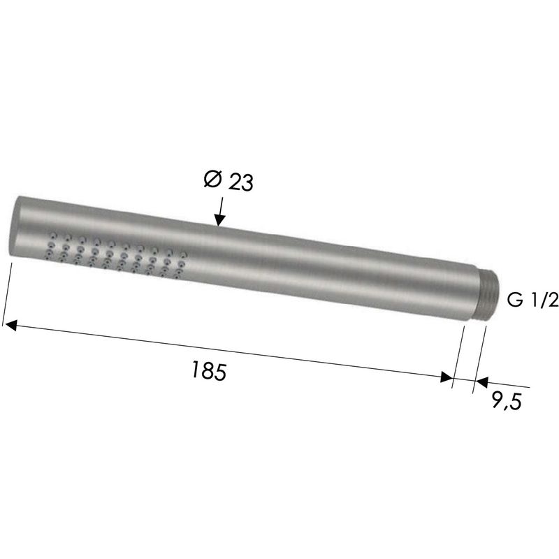 Ручной душ Remer Inox SS317MMX (сталь)