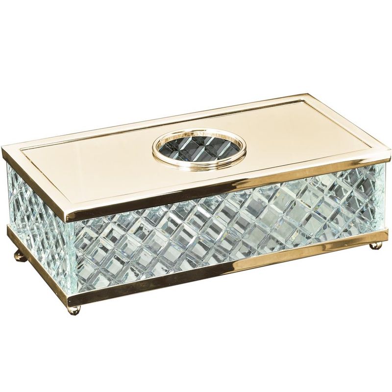 Салфетница настольная Boheme Murano Cristal 10232 (золотой)