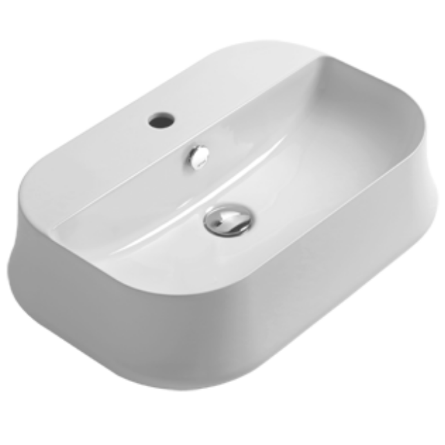 Раковина накладная Simas Sharp SH09bi*1 60х42