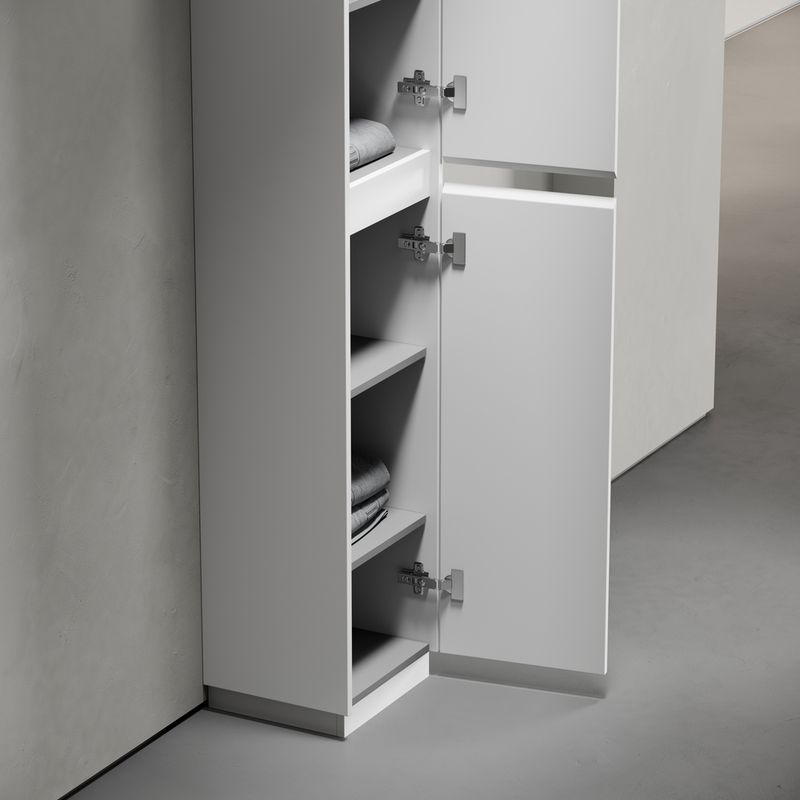 Шкаф-пенал напольный Sancos Либра напольная (Libra Floor) PLB35FW 35x30x187 (белый глянцевый)