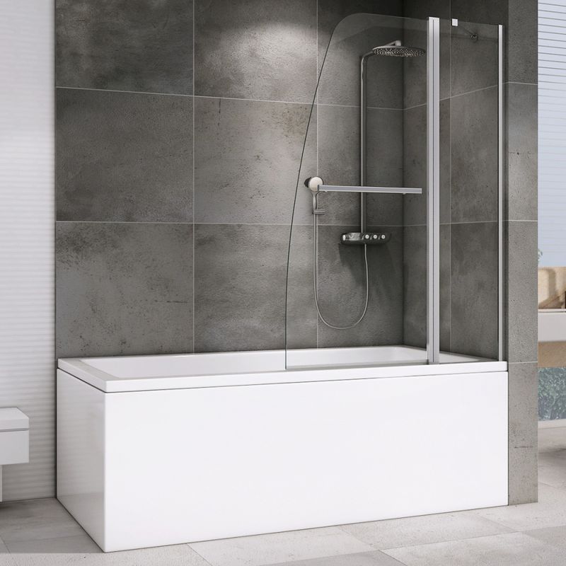 Шторка на ванну Abber Ewiges Wasser AG50100 100х140 (хром)
