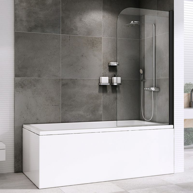 Шторка на ванну Abber Ewiges Wasser AG52080B 80x140 (черный)