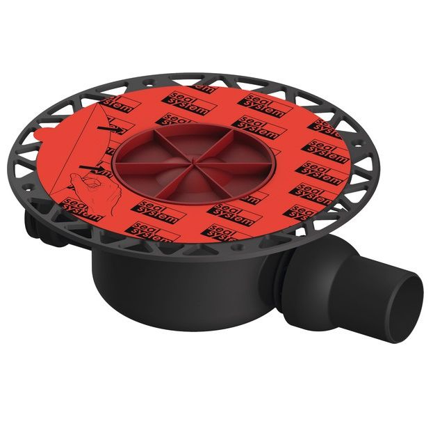 Сифон горизонтальный с универсальным фланцем Seal System Tece TECEdrainpoint S DN50 3601500