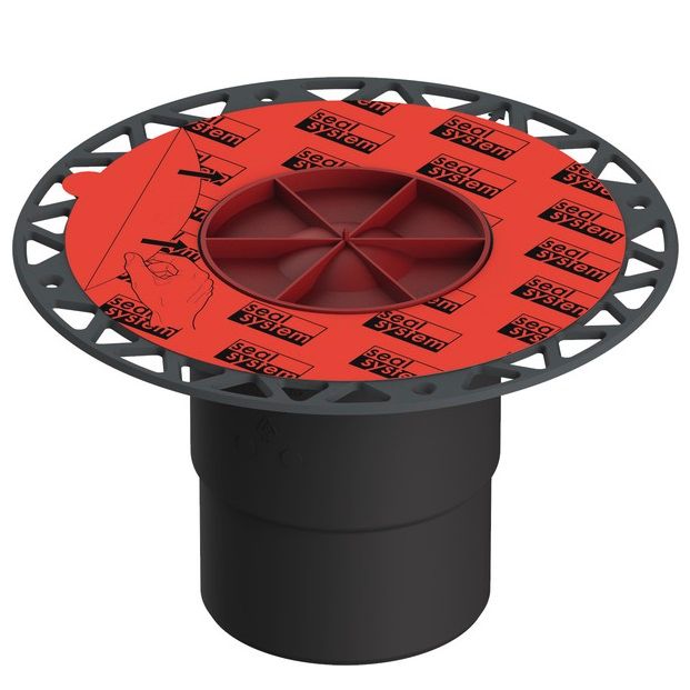 Сифон вертикальный с универсальным фланцем Seal System Tece TECEdrainpoint S DN100 3607600