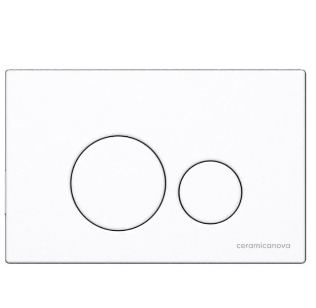 Система инсталляции для унитазов Ceramica Nova Envision CN1001W с кнопкой смыва Round (белый) и креплениями
