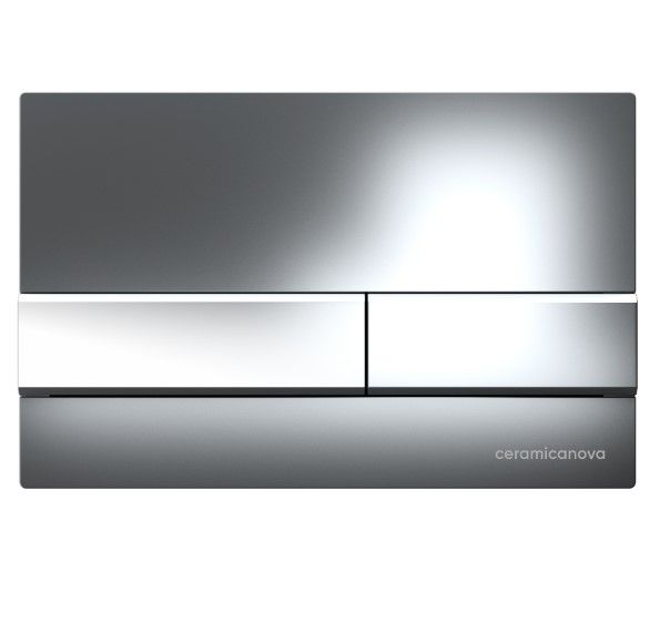 Система инсталляции для унитазов Ceramica Nova Envision CN1002CH с кнопкой смыва Flat (хром) и креплениями