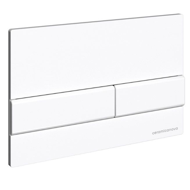 Система инсталляции для унитазов Ceramica Nova Envision CN1002W с кнопкой смыва Flat (белый) и креплениями