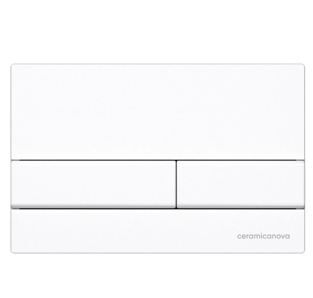 Система инсталляции для унитазов Ceramica Nova Envision CN1002W с кнопкой смыва Flat (белый) и креплениями