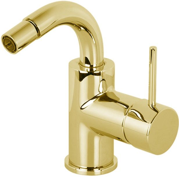 Смеситель для биде Fima Carlo Frattini Spillo Up F3042OR.1 (золотой), с донным клапаном