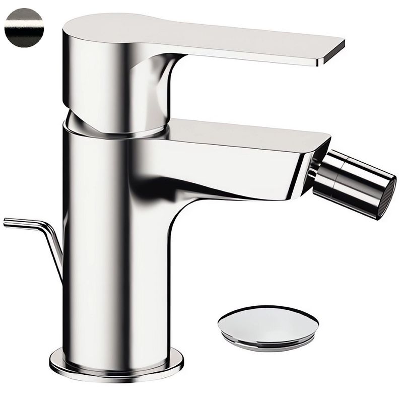 Смеситель для биде Remer Energy Brushed Nickel EY20NP (никель брашированный глянцевый),с донным клапаном