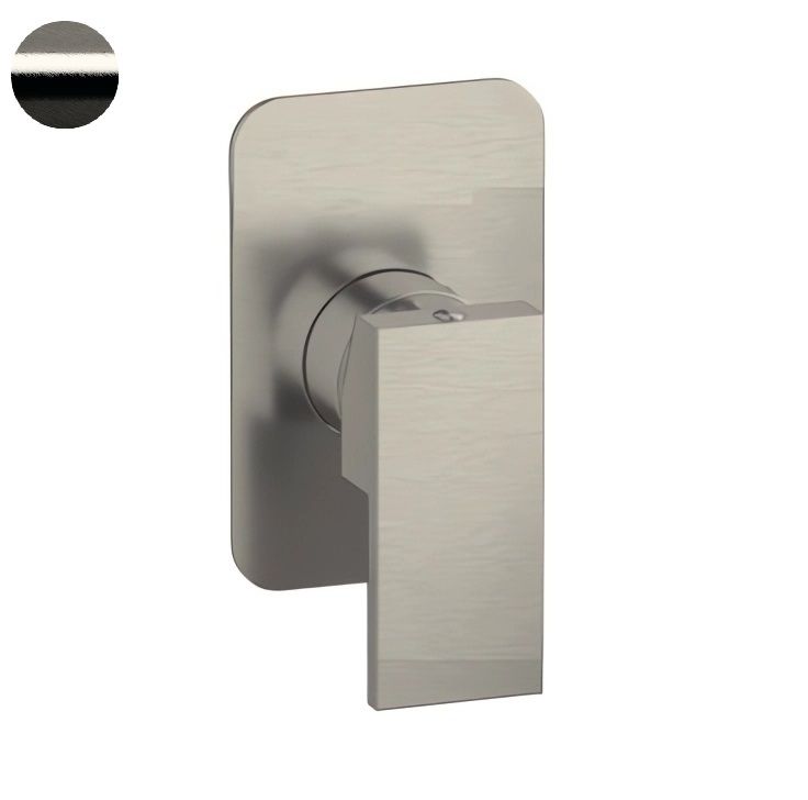 Смеситель для душа Remer Absolute Brushed Nickel AU30NP (никель брашированный глянц.), скрытая часть в комплекте