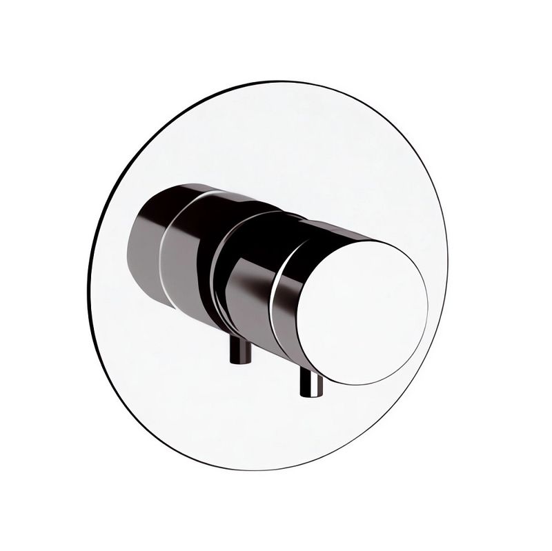 Смеситель для душа Remer Minimal Thermo NT30 (хром), 1 поток, с термостатом, скрытая часть в комплекте