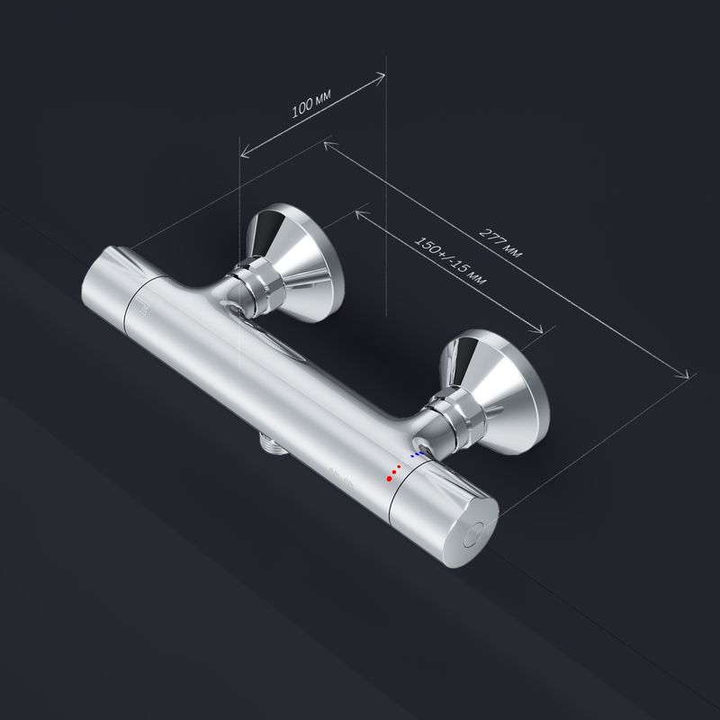 Смеситель для душа с термостатом AM.PM Like F8040000