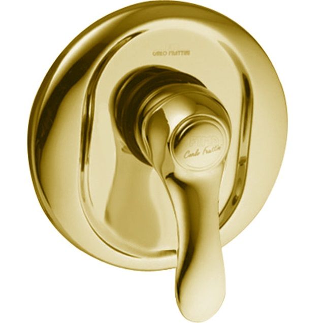 Смеситель для душа скрытого монтажа Fima Carlo Frattini Lamp F3309X1OR (золотой)