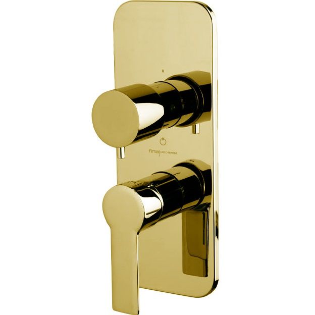 Смеситель для душа скрытого монтажа Fima Carlo Frattini Mast F3139X6OR (золотой)