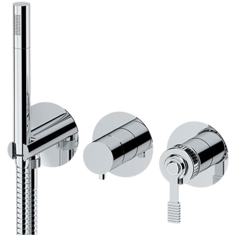 Смеситель для душа скрытого монтажа Remer Atelier AL97D3P (хром)