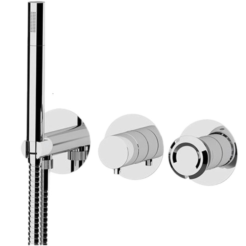 Смеситель для душа скрытого монтажа Remer Element ET97D3P (хром)