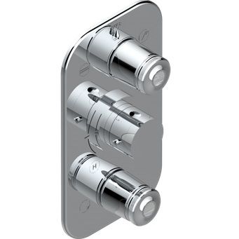 Смеситель для душа скрытого монтажа THG Corvair Fior di Bosco U8K-A02-5540BE (хром), с термостатом