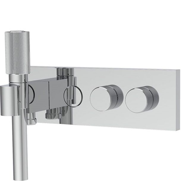 Смеситель для душа встраиваемый Fima Carlo Frattini Switch F5979X2CR (хром), с ручным душем