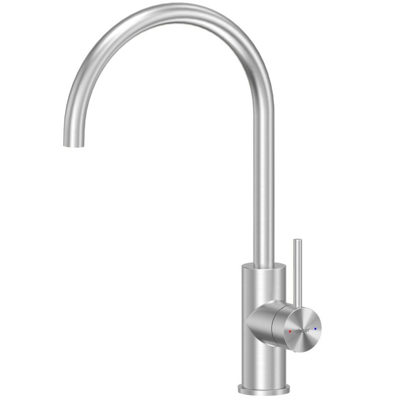 Смеситель для кухни Abber Wasser Kreis 316 AF8114BST (сталь брашированная)