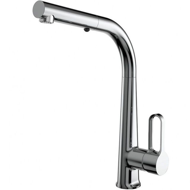 Смеситель для кухни Fima Carlo Frattini Kitchen F7026CR (хром), с выдвижной лейкой
