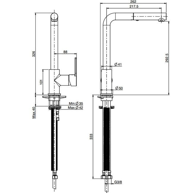 Смеситель для кухни Fima Carlo Frattini Kitchen F7029WOTOR (золотой), с выдвижной лейкой