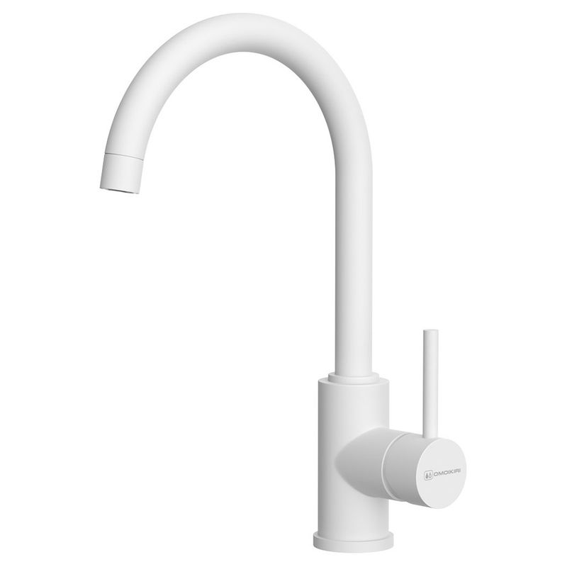 Смеситель для кухни Omoikiri Shinagawa-P-WH 4974108 (белый)