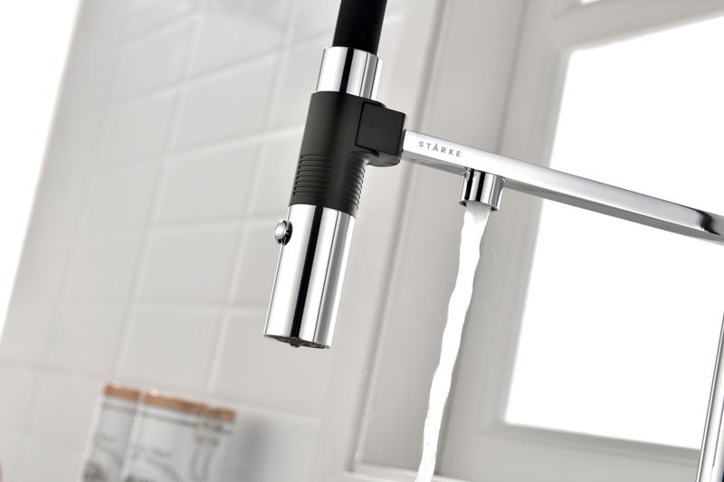 Смеситель для кухни Paulmark Gravity Gr213188-CR (хром), с краном для питьевой воды