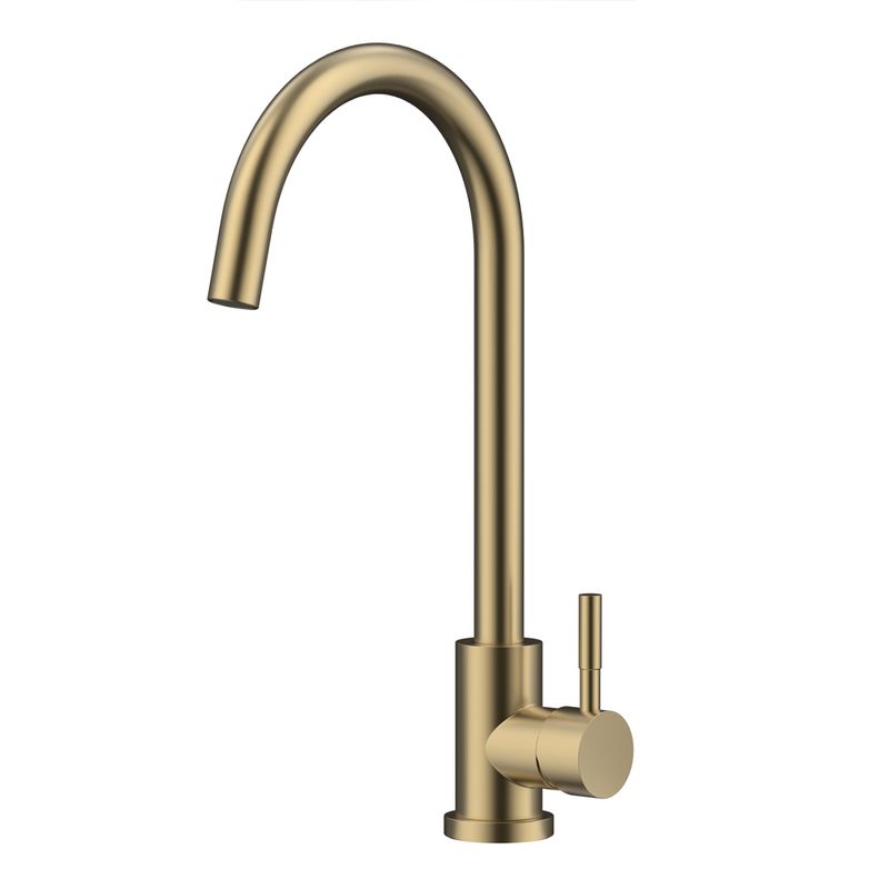 Смеситель для кухни Raiber Graceful RPG-012 (золото матовое)