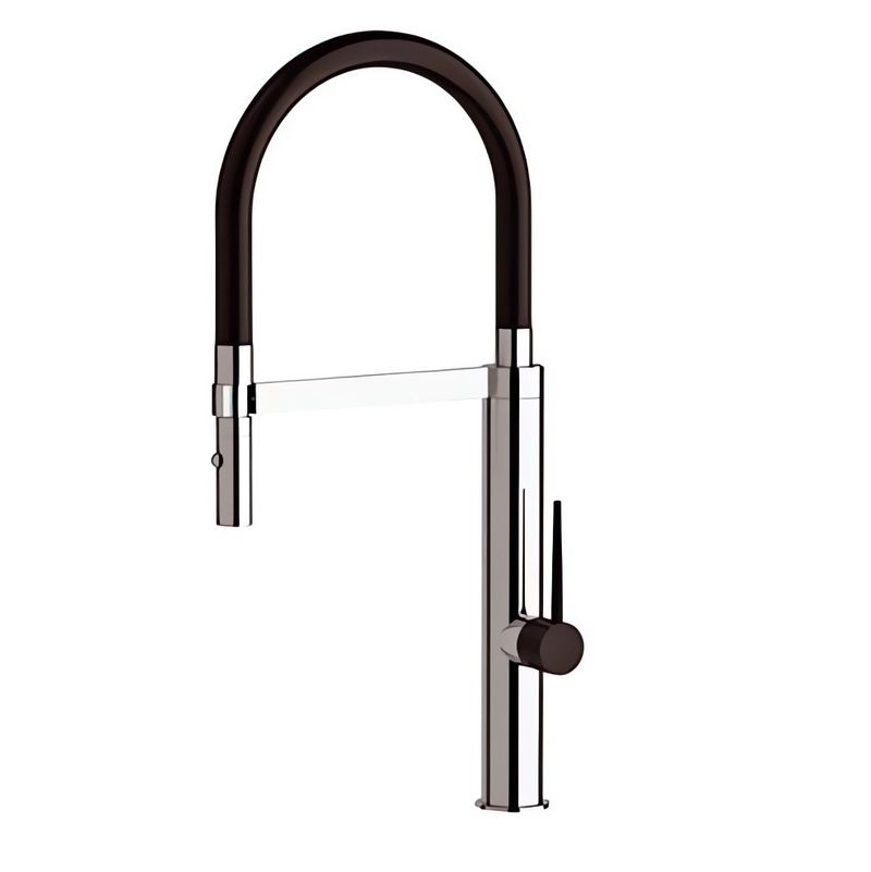 Смеситель для кухни Remer Elegant NK522 (хром, черный)