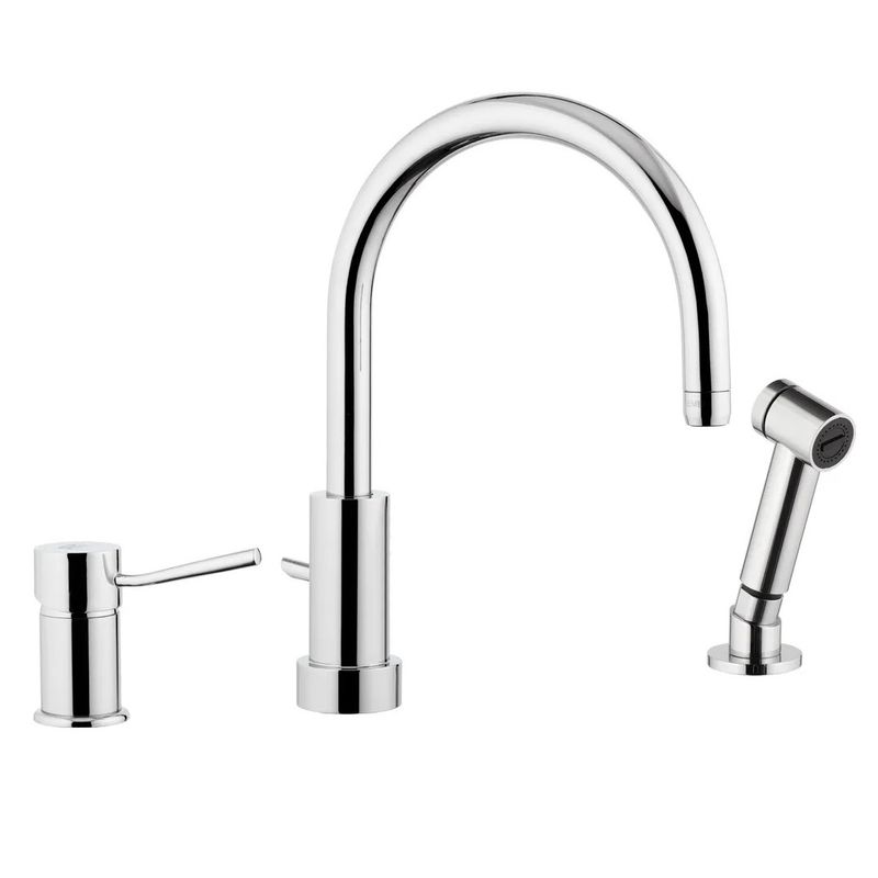 Смеситель для кухни Remer Minimal N48332EU (хром), с вытяжным изливом