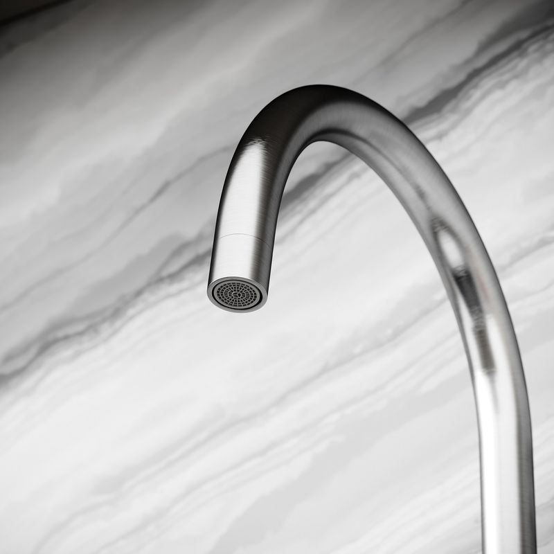 Смеситель для кухни Sancos Сталь (Stainless) SC12001SS (нержавеющая сталь)