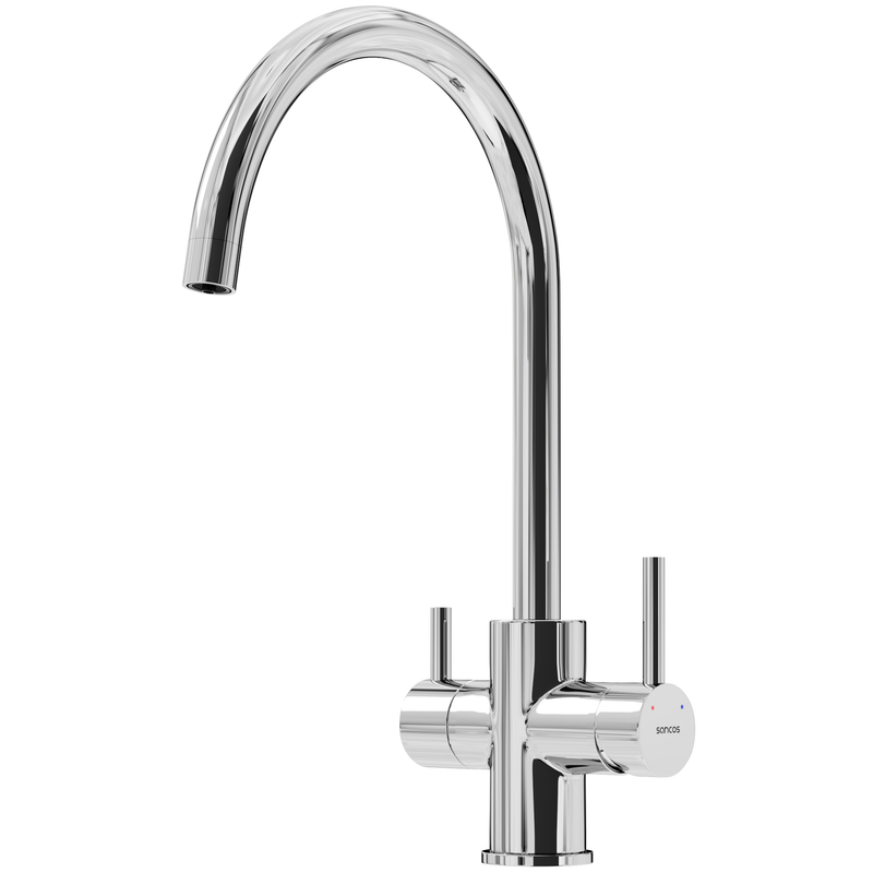 Смеситель для кухни Sancos Тапер (Taper) SC4012CH (хром), с подключением к фильтру
